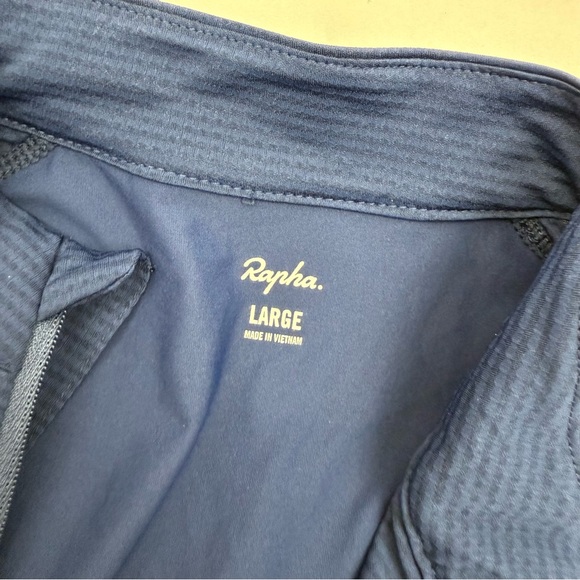 Rapha Women’s Core Jersey Navy Blue White Stripe Cycling Biking Athletic - Picture 12 of 16